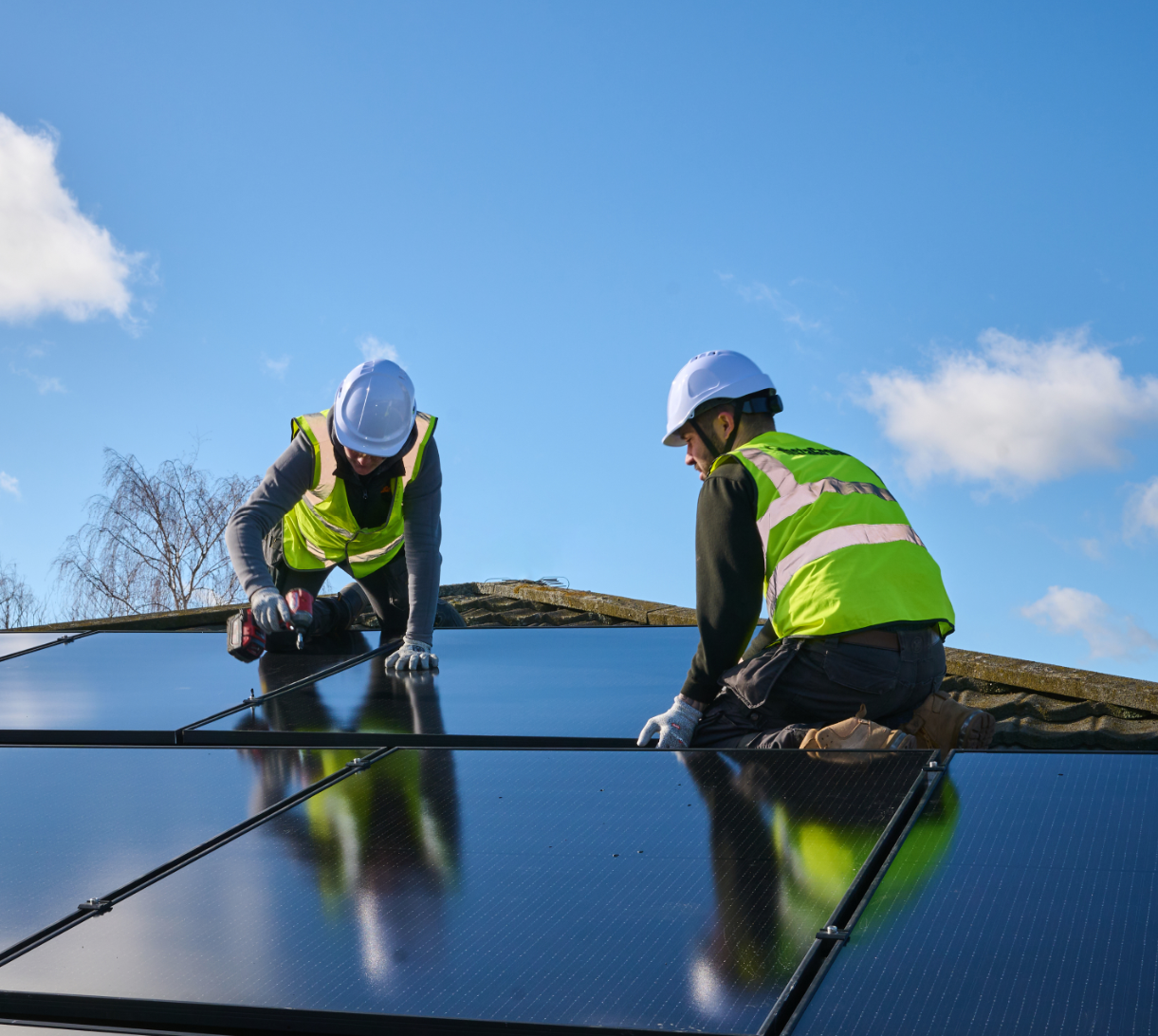 Solar panel installation
